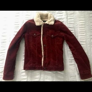 Earl Jeans Sherpa Corduroy Jacket Stranger Things